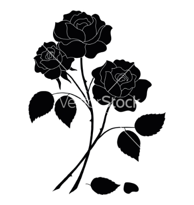 Rose Silhouette Clip Art