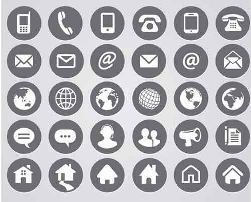 Round Business Icons