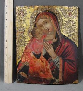 Russian Madonna and Child Painting
