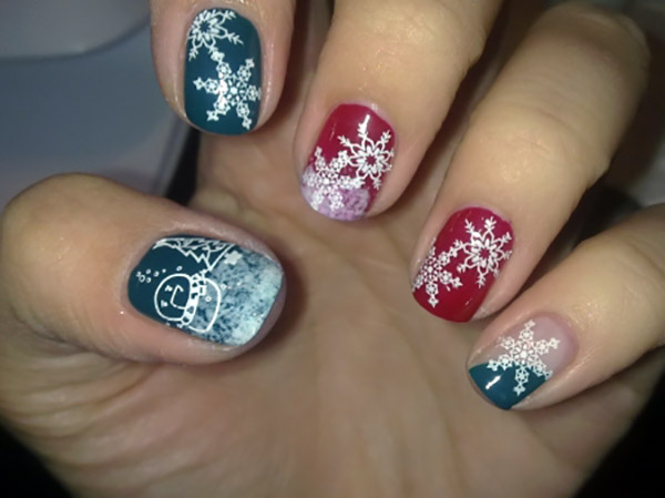 13 Christmas Designs For Short Nails Images