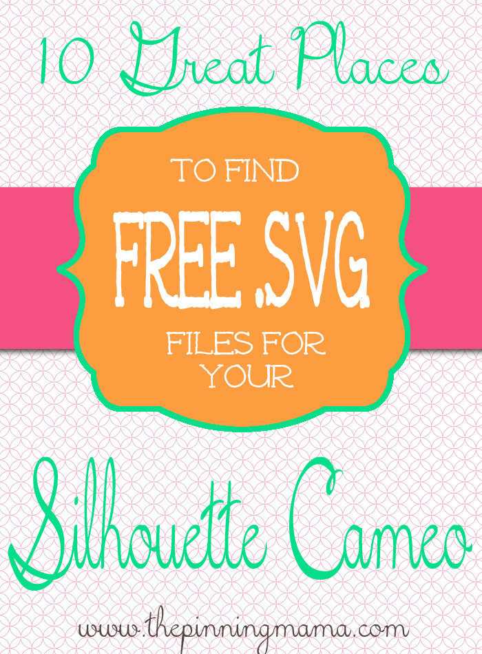 Silhouette Cameo SVG Files Free