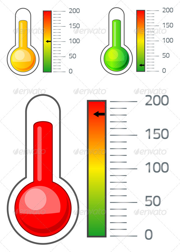 Snowflake and Thermometer iPhone Weather Icon