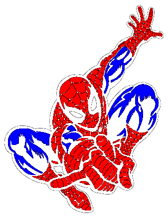 Spider-Man Web Logo Vector