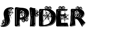 Spider Webs Halloween Fonts Free