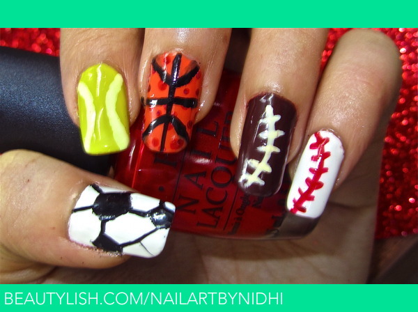 Sport Nail Art Designs