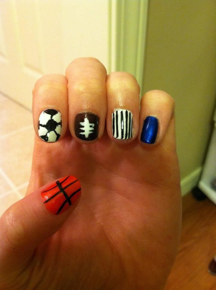 Sport Nail Art Designs