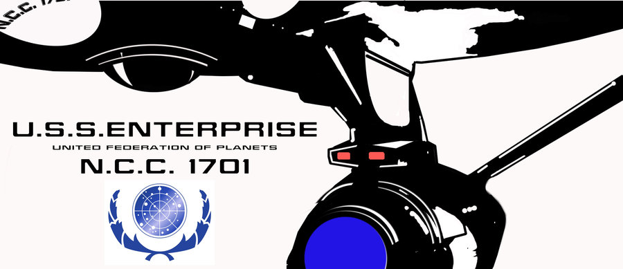 Star Trek Enterprise Starship Vector Art