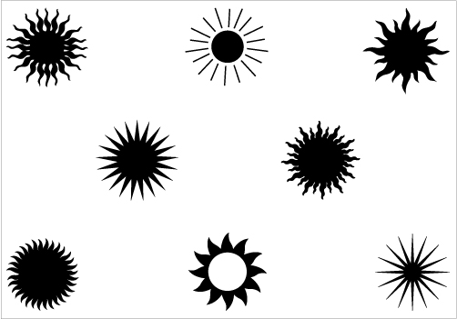 Sun Silhouette Clip Art