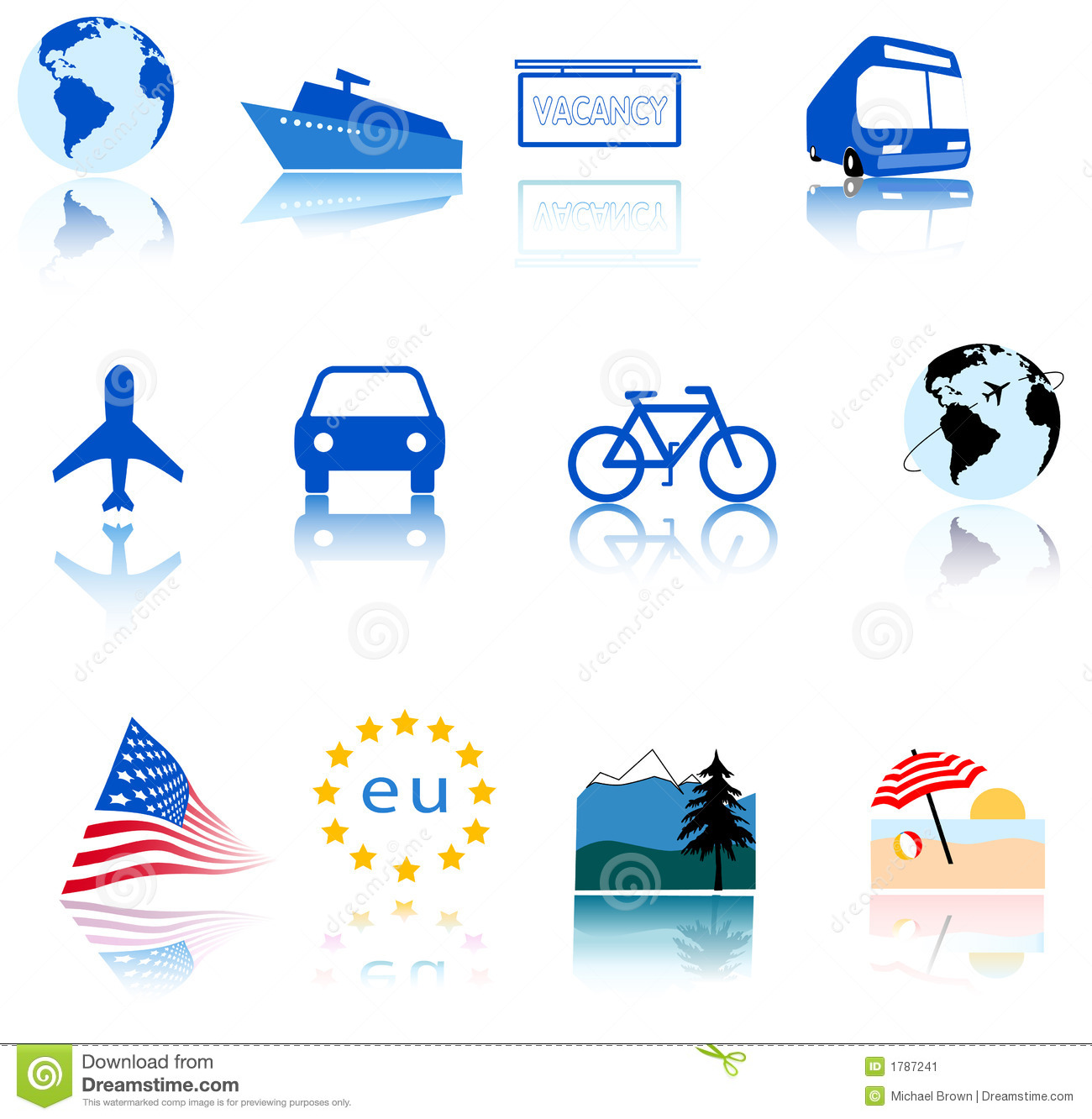 Travel Symbols Icons