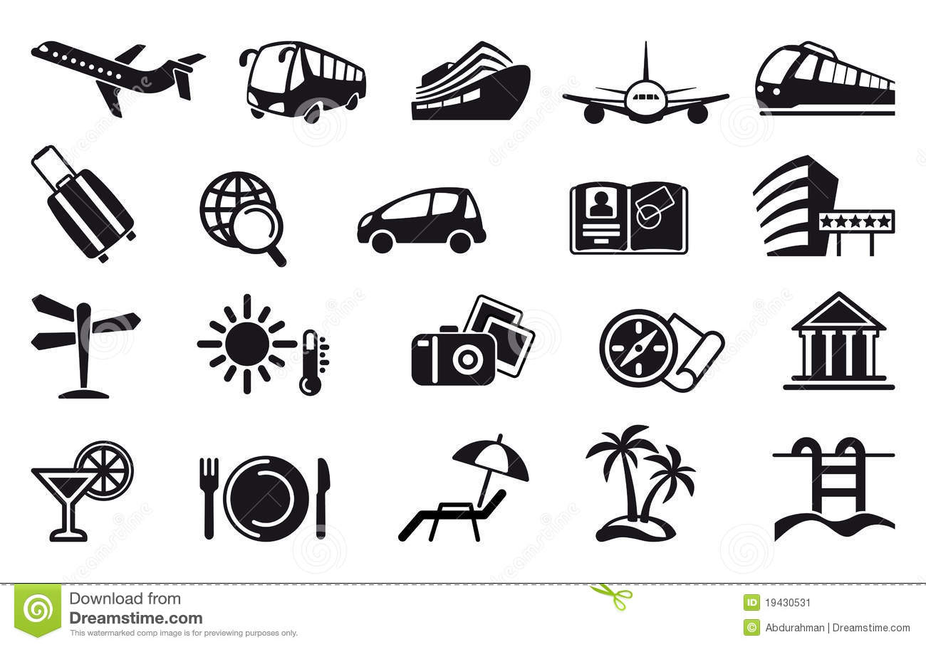 Travel Symbols Icons