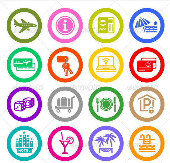 Travel Symbols Icons