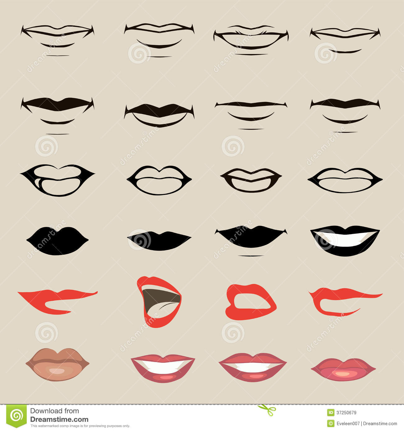 10 Photos of Lips Silhouette Vector