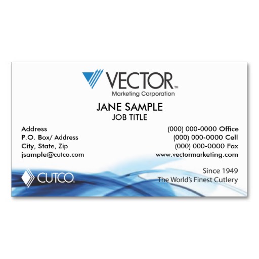 Vector Marketing Business Card Vector Marketing Business Card