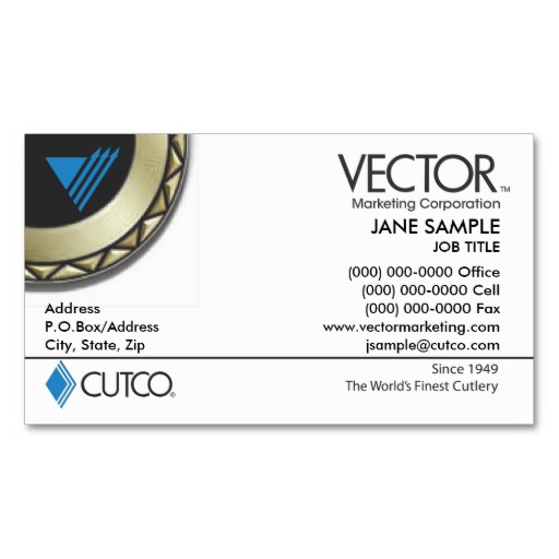 Vector Marketing Business Card Vector Marketing Business Card