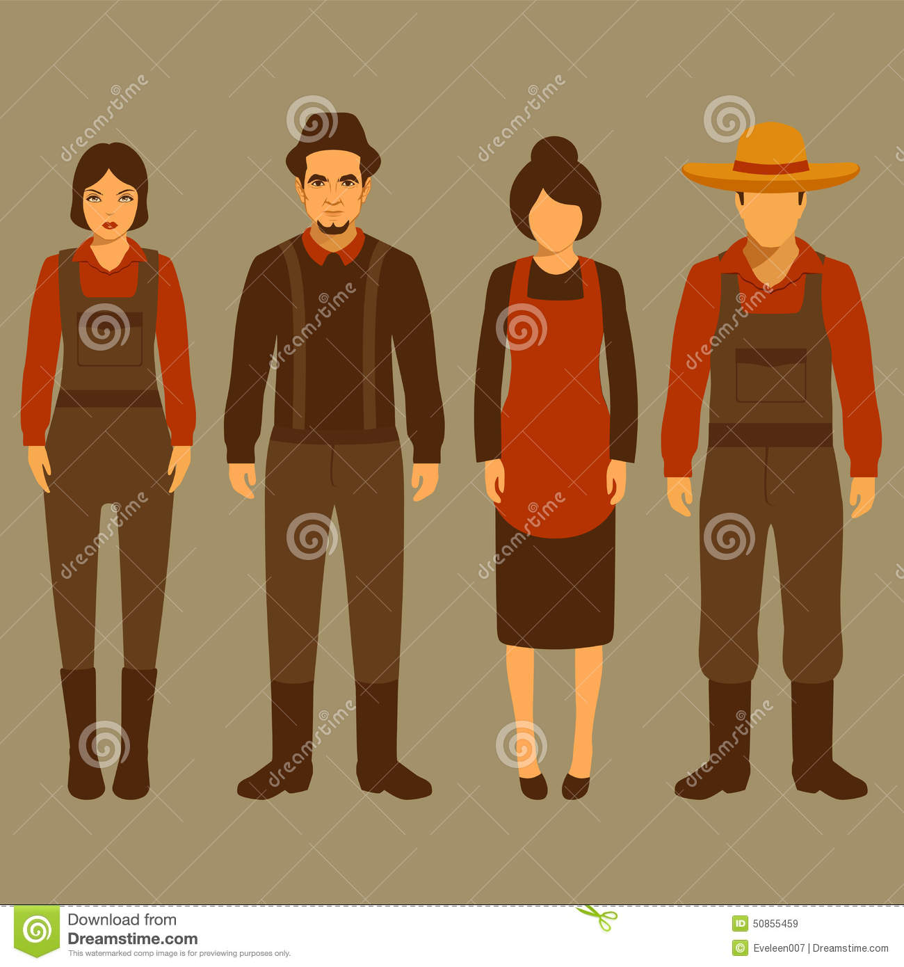 Village People Cartoon Characters Village People Cartoon Characters