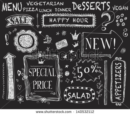 Vintage Chalkboard Lettering