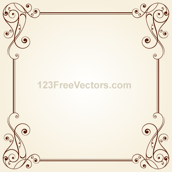 15 Photos of Vintage Vector Border Frames