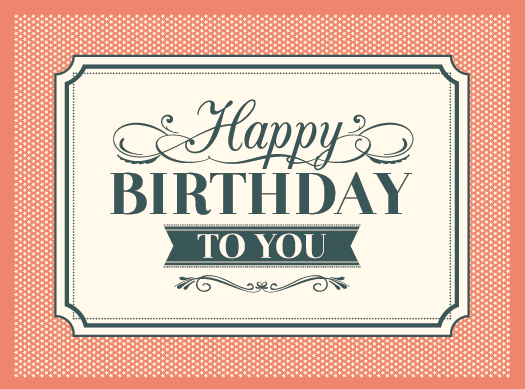 Vintage Happy Birthday Cards Free