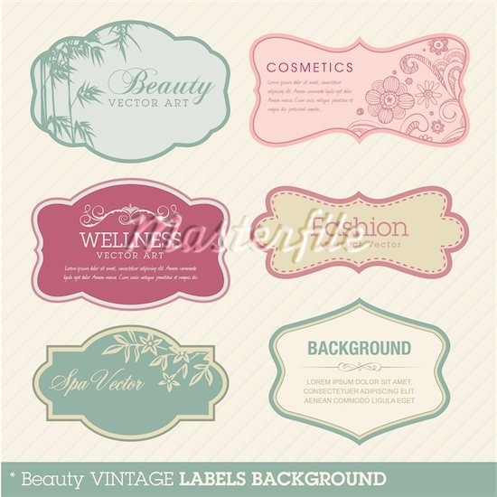 Vintage Label Templates