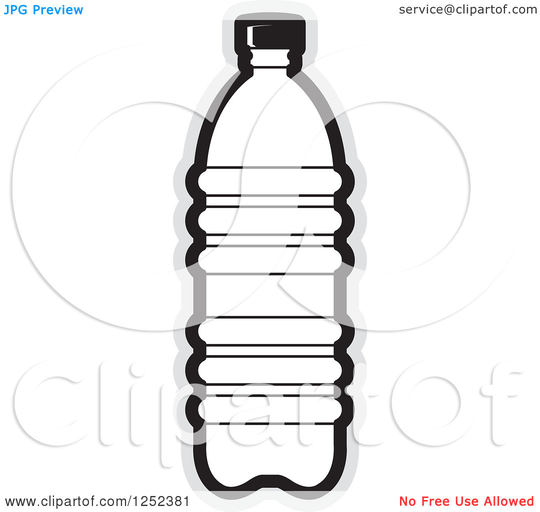 14 Water Bottle Black And White Vector Images