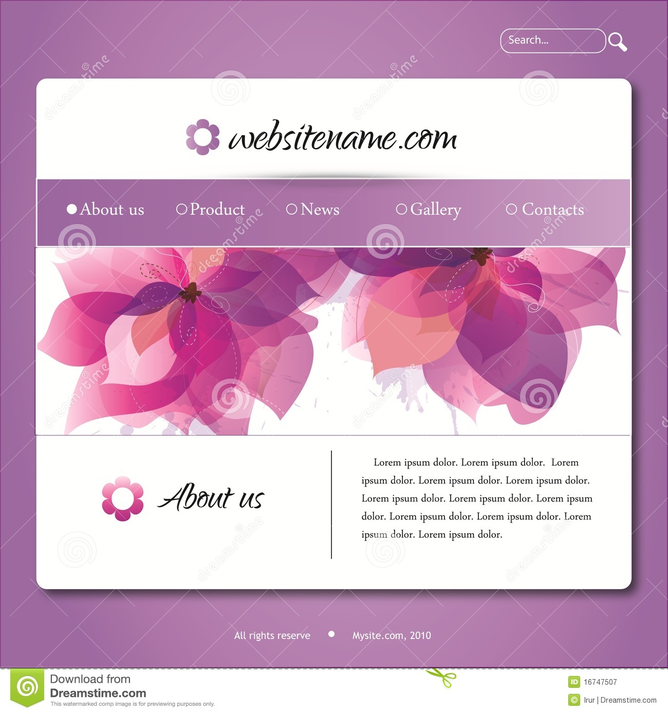 Web Site Design Template