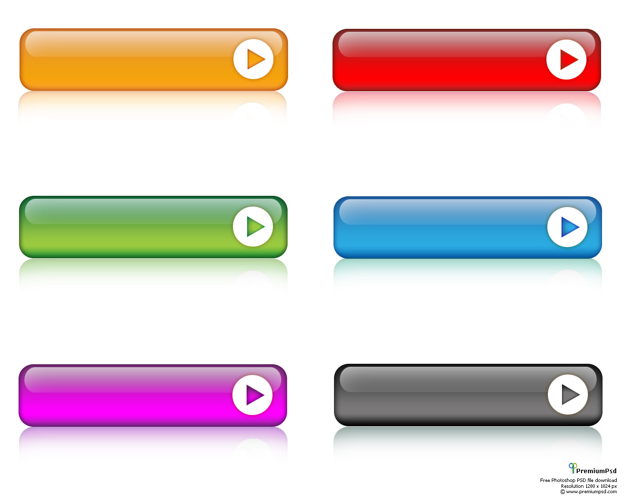 Website Buttons Graphics