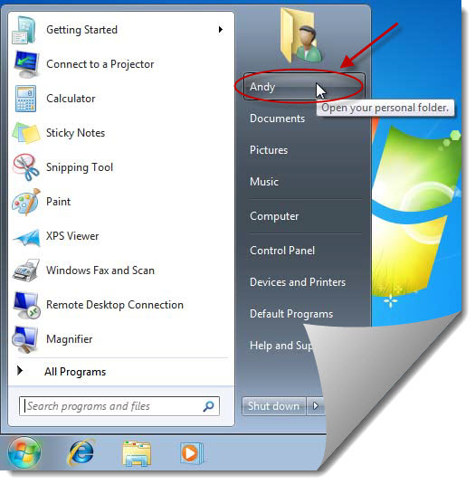 Windows 7 User Account Icon