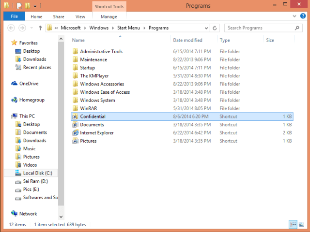 Windows 8 Icon Folder Location