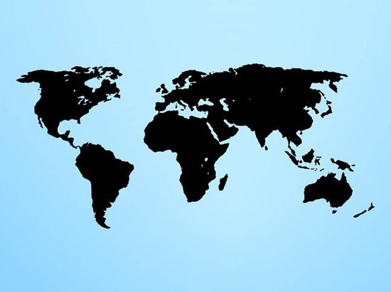 World Map Vector Graphic