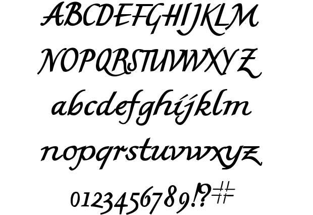 Writing Fonts Writing Fonts