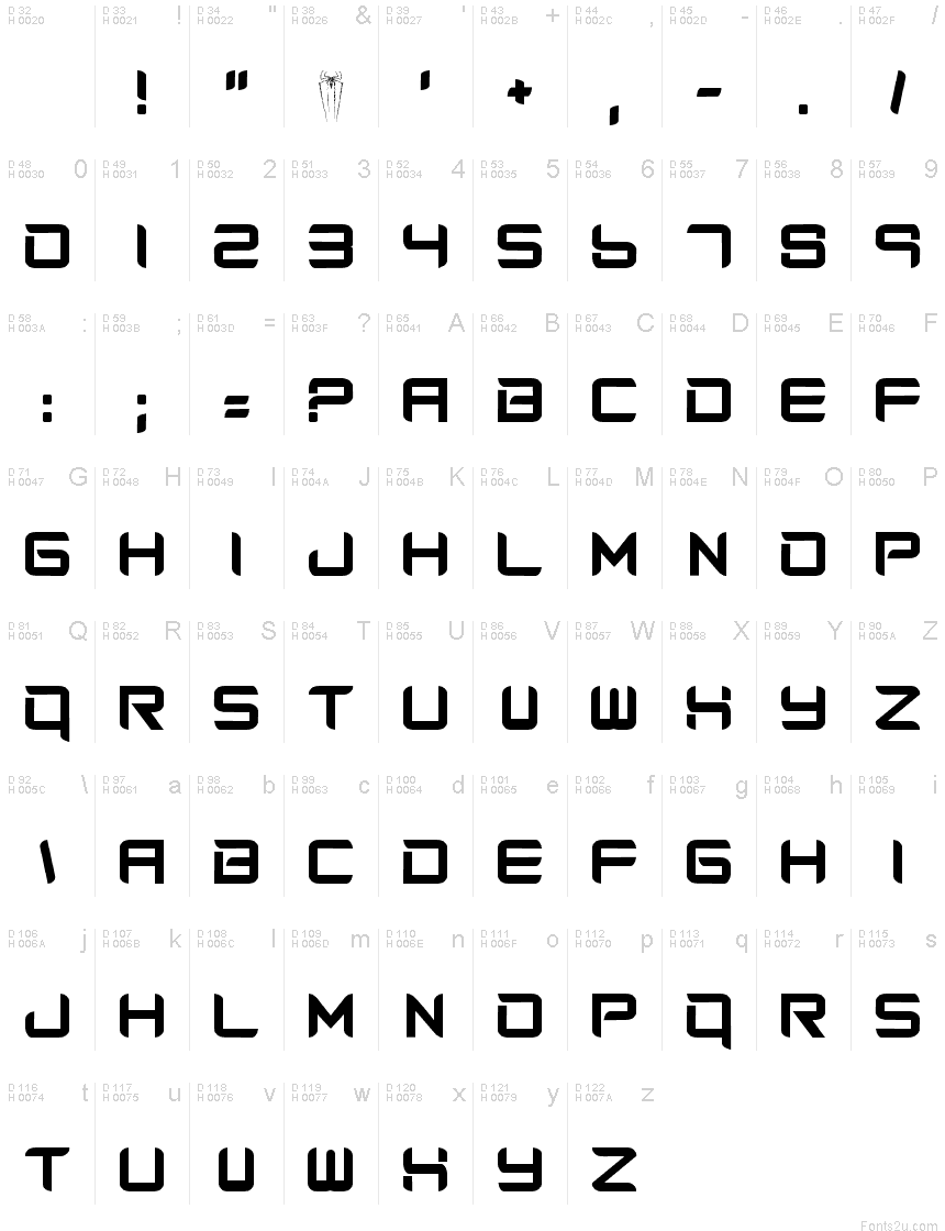 Amazing Spider-Man Font