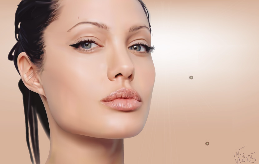 Angelina Jolie Painting Angelina Jolie Painting