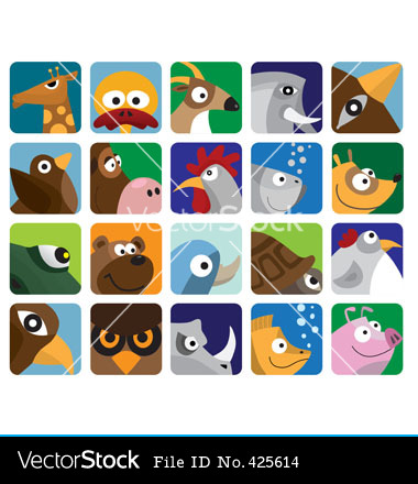 Animal Icons Vector Free