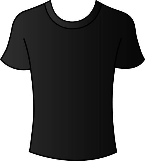 Black T-Shirt Clip Art