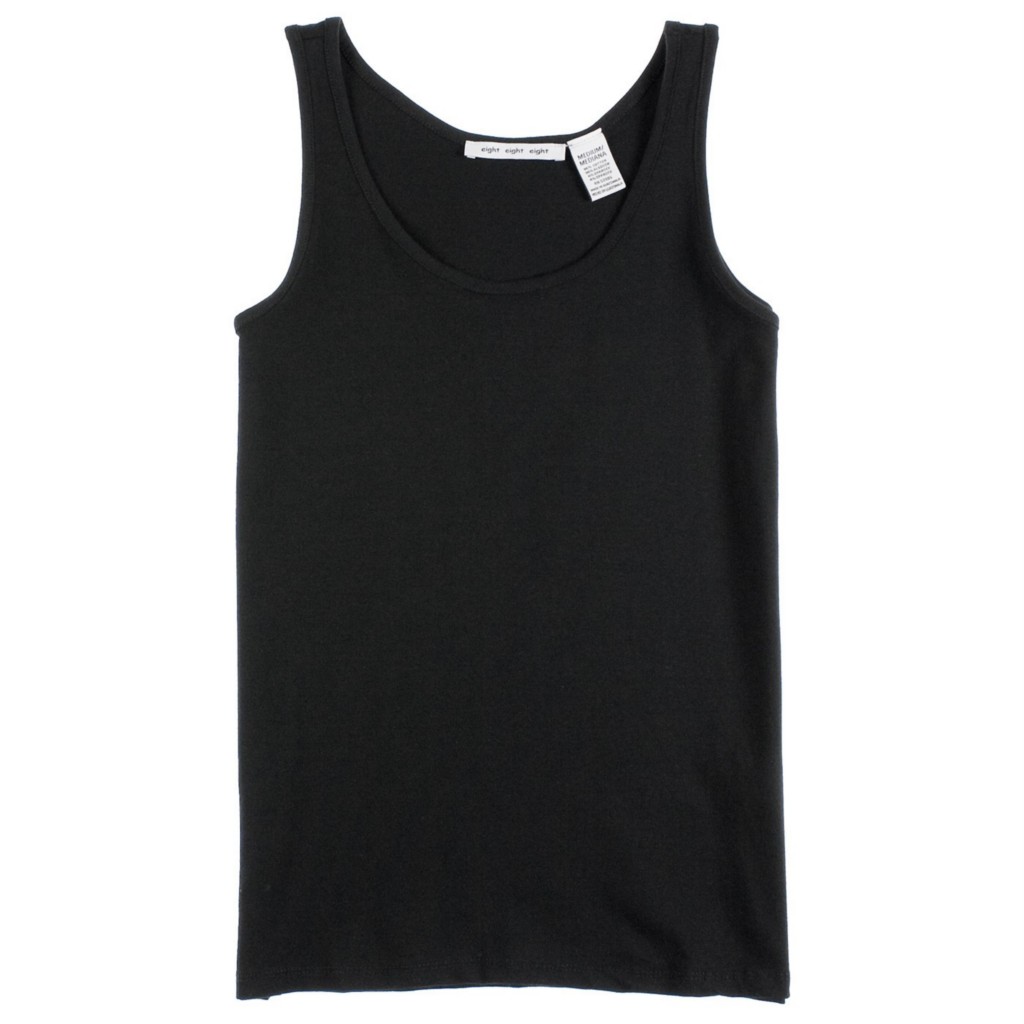 Black Tank Top Template