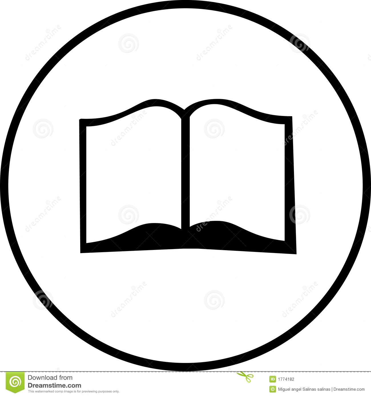 10 Open Book Icon Vector Images