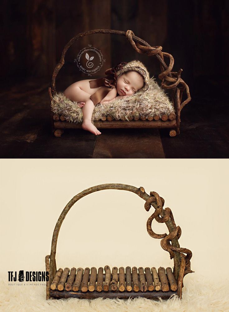 Branch Bed Newborn Prop Photography Branch Bed Newborn Prop Photography