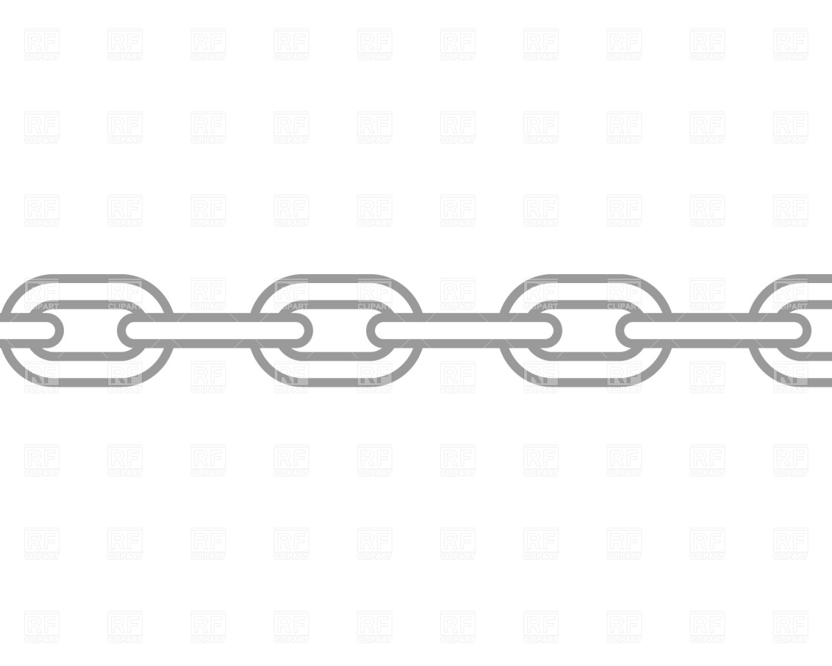 Broken Chain Clip Art Vector