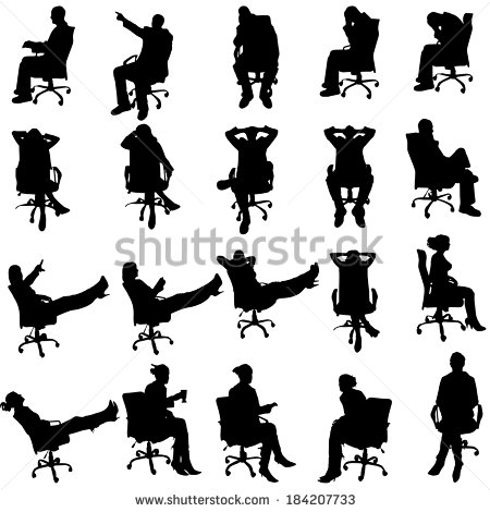 Business People Silhouette Vector