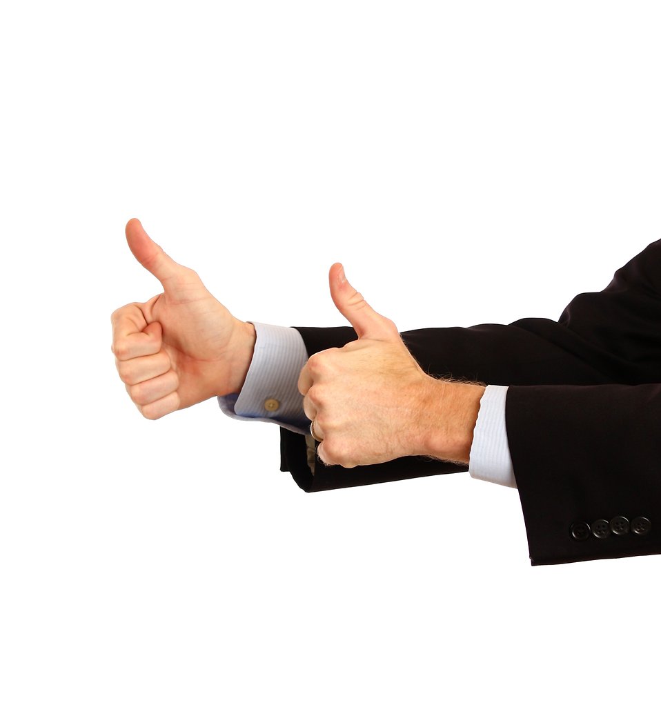 Businessman Thumbs Up