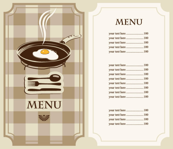 Cafe Menu Templates Free Download