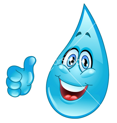 Cartoon Water Drop