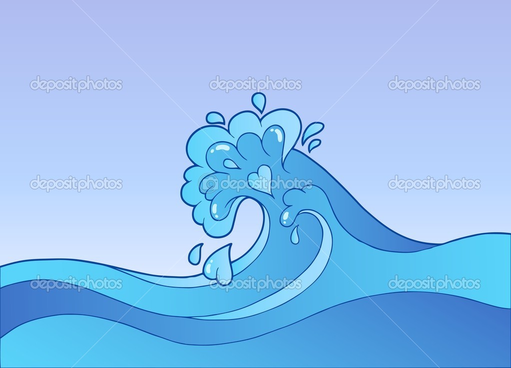 Cartoon Water Waves