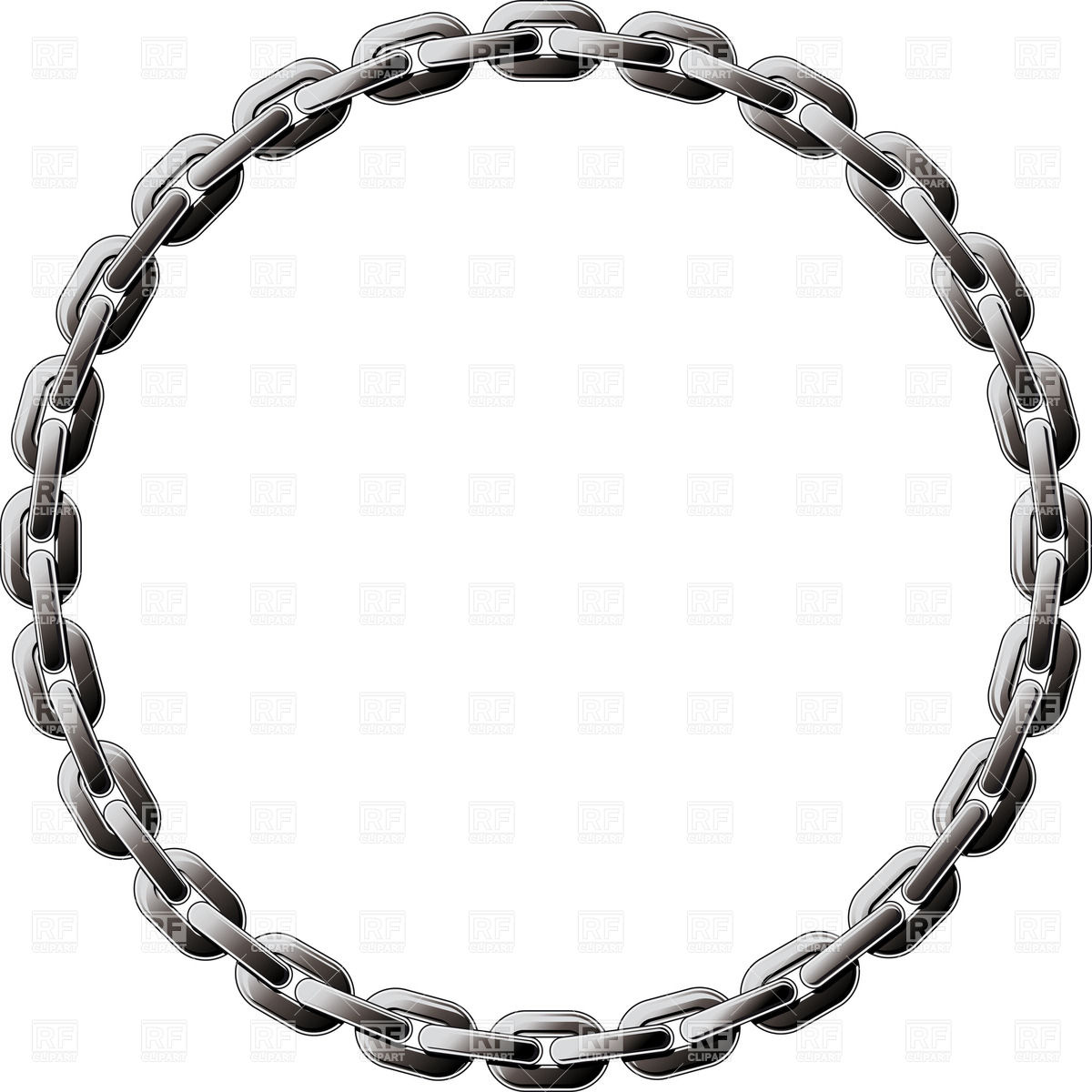 Chain Circle Clip Art