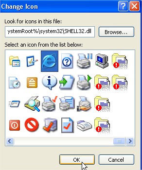 Change Internet Shortcut Icon