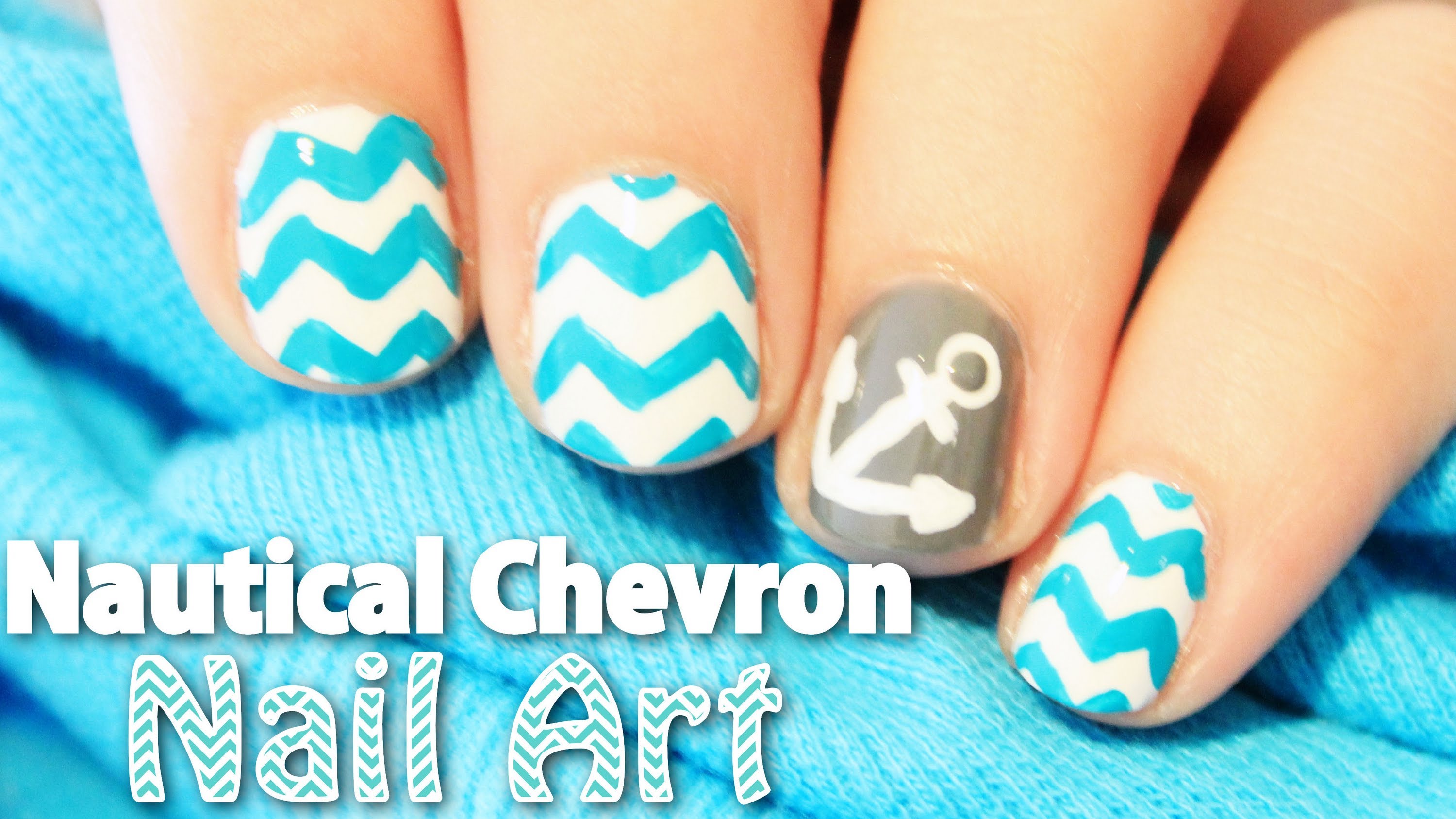 Chevron Nail Art Design