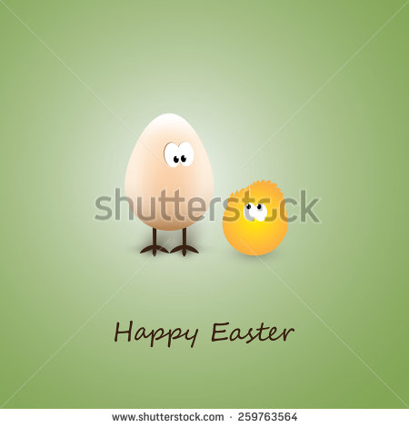 Chicken Egg Happy Easter