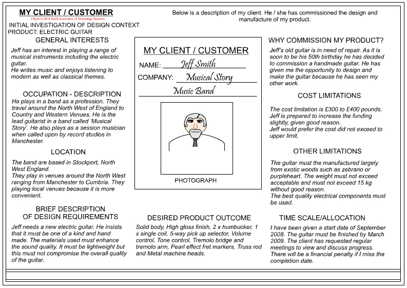 Client Profile Template