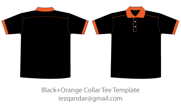 Collar T-Shirt Template