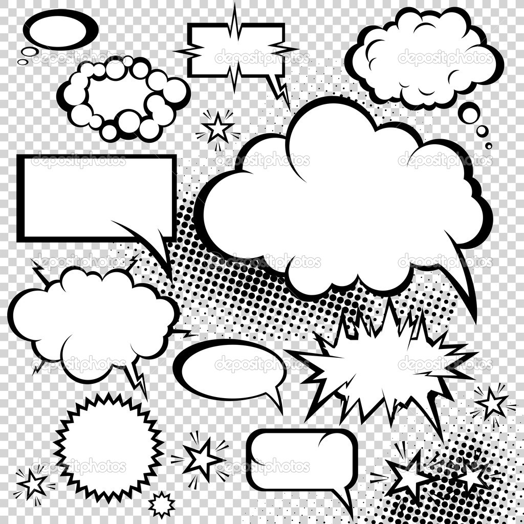 Comic Bubble Vector